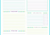 Daily Schedule Template Printable Best Of Personal Planner Printable 2018